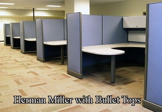 Herman miller with bullet tops with text