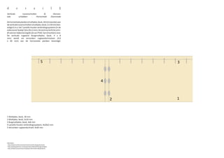 d             e             t           a             i         l       1
Verticale             tussenschotten        &                     Horizon-
tale              schabben     -    Horizontale                 Doorsnede

De horizontale planken (multiplex, beuk, 18 mm) worden aan
de verticale tussenschotten (multiplex, beuk, 2 x 18 mm) bev-
estigd d.m.v. het ‘Lamello houten verbindingssysteem (in de
volksmond ‘koekje’)(4 x 20 x 2 mm). De technische fiche schri-
jft ook een bijkomend gebruik van PVAC-lijm (houtlijm) voor.
De verticale rugwand (buigmultiplex, beuk, 4 x 8
mm) wordt via verzonken rugwandschroeven (4.0
x 40 mm) aan de horizontale planken bevestigd.




                                                   5                                 3



                                                                             4



                                                                                 2   1



1 Multiplex, beuk, 18 mm
2 Multiplex, beuk, 2x18 mm
3 Buigmultiplex, beuk, 4x8 mm
4 Lamello houten verbindingssysteem, 4x20x2 mm
5 Verzonken rugwandschroef, 4x40 mm




referenties:
- http://www.lamello.be/nl/producten/verbindingselementen
- http://www.gebuhout.nl/view/product/detail/55/buigmultiplex
- http://www.hanssenshout.be/plaatmateriaal/multiplex/beuk
 