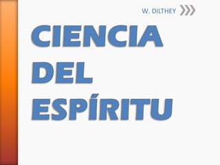 W. DILTHEY
 