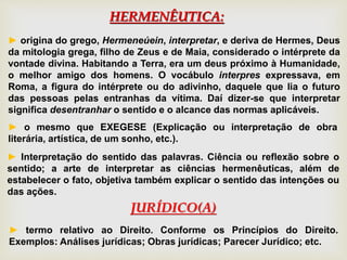 Hermeneutica introdução | PPTX
