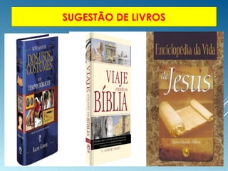 SUGESTÃO DE LIVROS
 