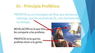 PROFETA es un mensajero de Dios que declara el
mensaje, que ha recibido de Él, a los hombres de
su tiempo.
REVELACIÓN es lo que Dios
les comparte a los profetas.
PROFECÍA es lo que los
profetas dicen a la gente.
 