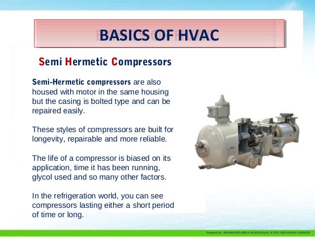 Hermetic Compressor vs. Semi Hermetic Compressor