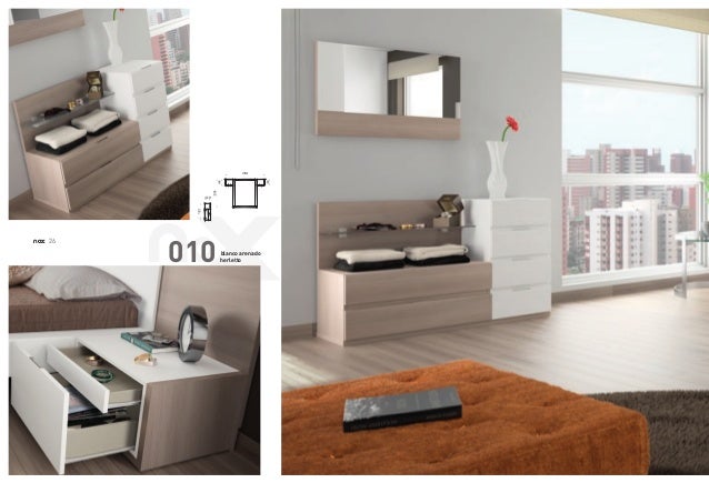 Catálogo de muebles de dormitorios de matrimonio NOX