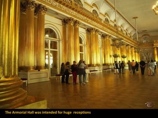 The Armorial Hall was intended for huge receptions

 