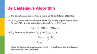 De Casteljau’s Algorithm
 