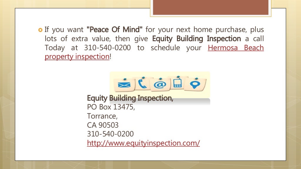 Hermosa Beach property inspection
