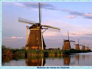 Molinos de viento en Holanda
 