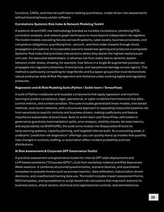 Tensorflow Risk The AI Governance & Risk Management Portfolio of Hernan Huwyler, MBA ...