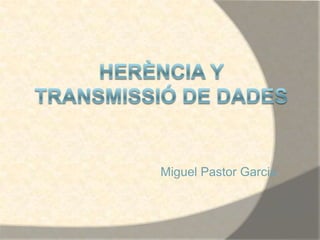Miguel Pastor Garcia
 