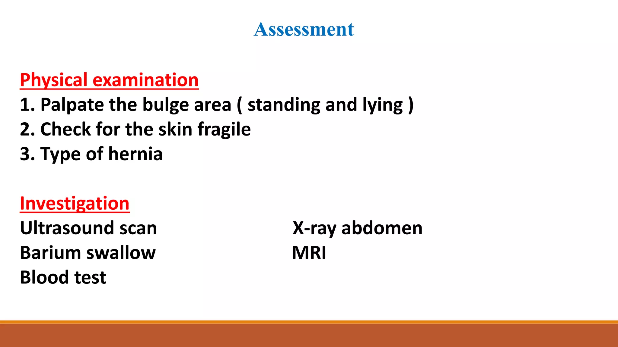 Hernia for nursing | PDF