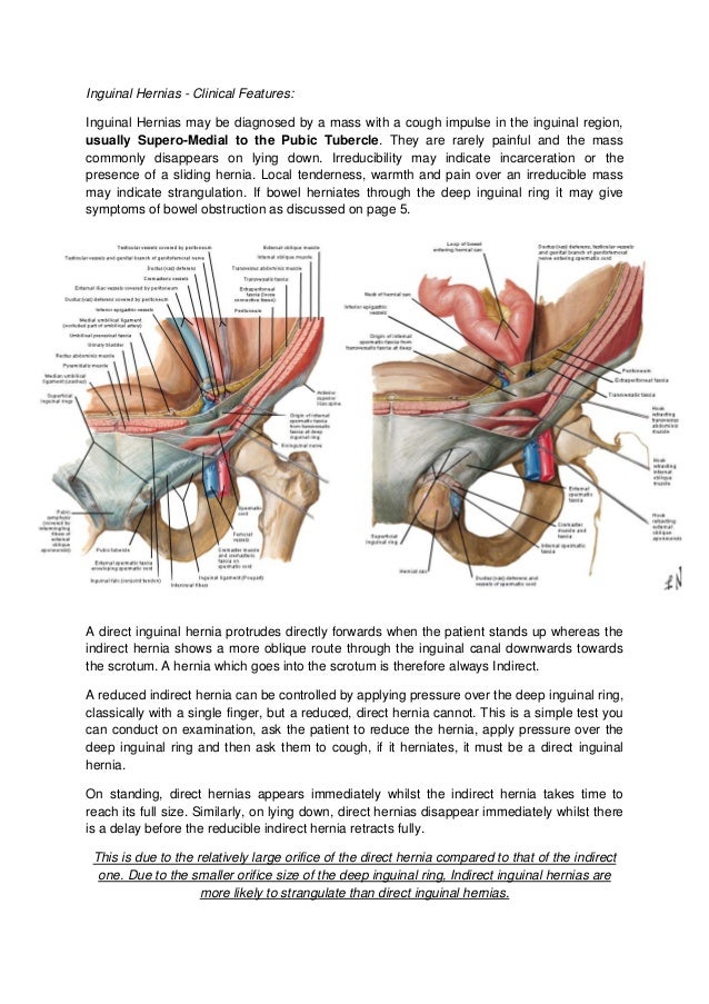 Hernia's and Groin Swellings