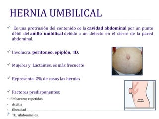 Hernias de la pared abdominal | PPT