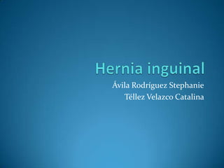 Ávila Rodríguez Stephanie
Téllez Velazco Catalina

 