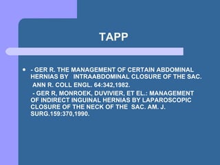 Hernia Tapp | PPT