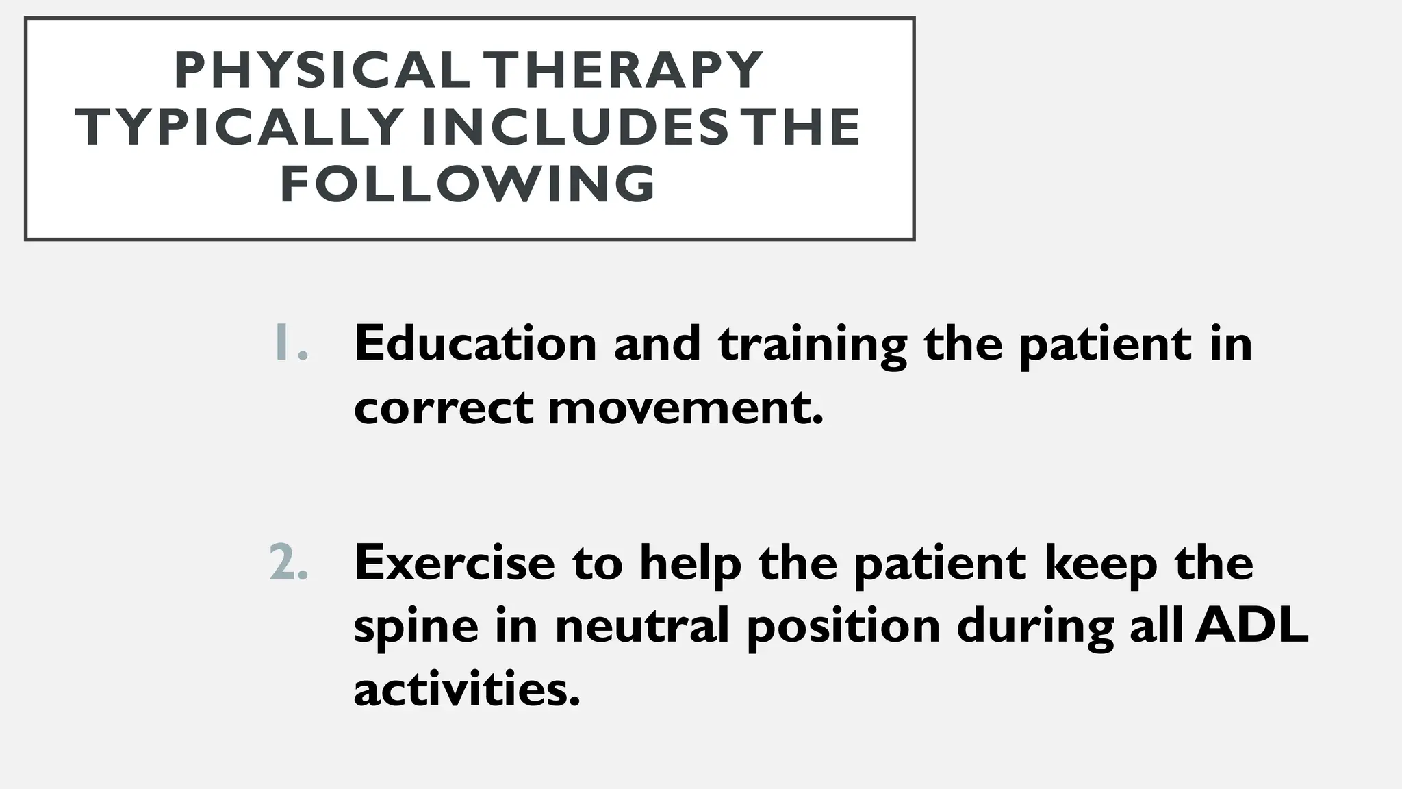 Herniated disc home exercise physiotherapy | PDF