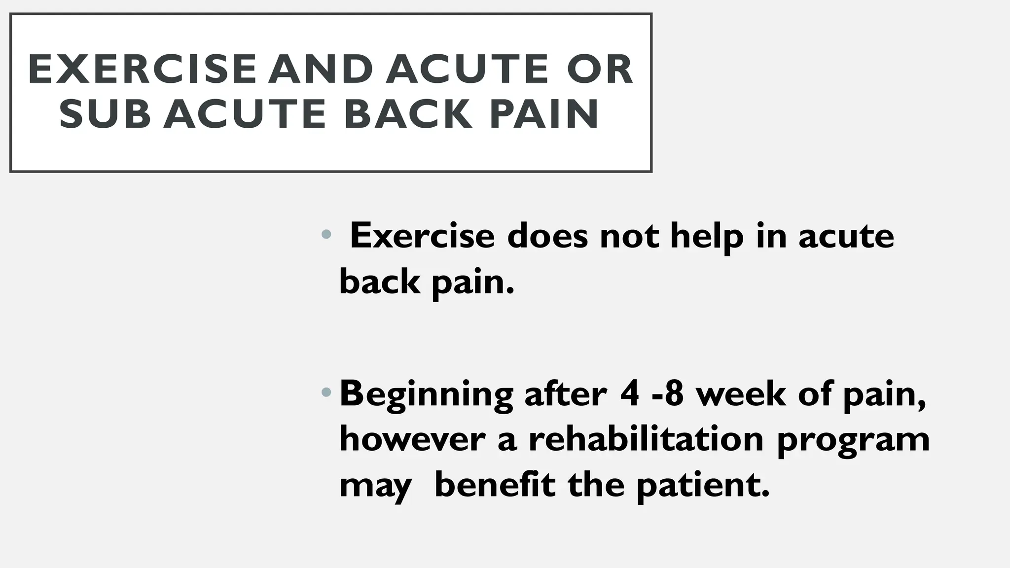 Herniated disc home exercise physiotherapy | PDF