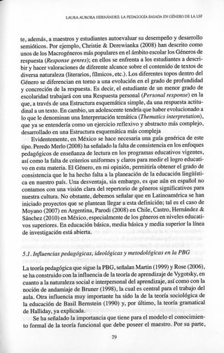 Hernández la pedagogía basada en genero