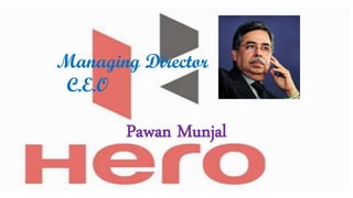 Managing Director
C.E.O

Pawan Munjal

 