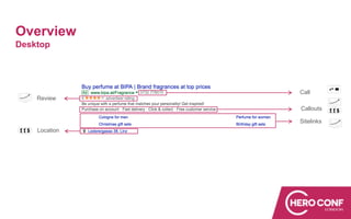 Overview
Desktop
Sitelinks
Review
Location
Call
Callouts
 