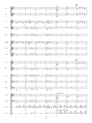 Heroes and Glory-score 5/9/07 6:34 AM p. 4




                                                                                                                                                                 div.                                                   13
                 [                                                                                                                                                   >
                                                                                                                                                                     A                               >
                                                                                                                                                                                                     A                                C     C
      Fl.            !   YY                    Q                             Q                              Q                                    Q               A                                   A                       C                  C
                                                                                                                                                                mf
                       Y                                                                                                                                           >                             >                                    C     C
      Ob.          ! Y                         Q                             Q                              Q                                    Q                 A                             A                           C                  C
                 ]                                                                                                                                              mf
                 [
      Cl.            !              C              C                 C   C C B                       C          C                       C C C                            A                           A                                C     C
                               C                       C                                        C                   C                                B                   >                           >                       C                  C

                                                                                                                                                                                 Q                           Q
                 ] !                                                             C   C                                                       C
      Bs. Cl.
                               A                                     B                          A                                   C                B                                                                       A

                 [
      Bsn.
                     # YY A                                          B           C   C
                                                                                                A                                   C        C       B                           Q                           Q                    A
                 ]

                 [       W
      A. Sx.
                     !         C    C              C   C             C   C C B                  C    C          C   C                   C C C        B                   A                           A                            A
      A. Cl.                                                                                                                                                             >                           >

      T. Sx.         !         A                                     B           C   C          A                                   C        C       B                           Q                           Q                    A

                         W                                                       C   C                                                       C                                   Q                           Q
                 ] !           A                                     B                          A                                   C                B                                                                            A
      B. Sx.




                 [                                                                                                                                                                                                      13
      Trp.           !                     Q                                 Q                              Q                                    Q               A>                              A>                                   C     C
                                                                                                                                                                                                                             C                  C
                                                                                                                                                                mf
                     Y
                 ] !
      Hn.                      A                                     B           C              A                                   C                B                   A>                          A>                           A
                                                                                     C                                                       C

                 [ #                                                 B                                                              C
      Trb.           YY A                                                        C   C          A                                            C       B                           Q                           Q                    A

                     # YY A                                          B           C   C          A                                   C        C       B                           Q                           Q                    A
      Bar.




      Tuba
                     # YY                                                                                                                                                        Q                           Q
                 ]             A                                     B           C   C          A                                   C        C       B                                                                       A
                 [       Y                                                                                                                                       plastic mallets
      Bells          ! Y                       Q                             Q                              Q                                    Q
                                                                                                                                                                  AA                                 AA
                                                                                                                                                                     >                               >                       AA
                                                                                                                                                                 mf
                     # YY A                                                      C   C                                                       C
      Timp.                                                          B                          A                                   C                B               A>                              A>                           A
                                                                                                                                                                     >                               >
      Perc. 1        $         CA       C C C              C C       CB O C C C      CC C       CA       C C C          C C         CC C CC          CB   C C        CA C C C         C C            CA   C C C   C C        CB       C C CB        C C
                                                                                                                                                                 Tambourine w/fingertips
                                                                                                                                                                     >                               >
      Perc. 2        $                     Q                         R           S   ∞                      Q                       S        ∞       †               C        C C C   C C            C    C C C   C C        C        C C C         C C
                 ]
                              7                                  8                          9                                  10                               11                          12                          13
                                                                                                                              -4-
 