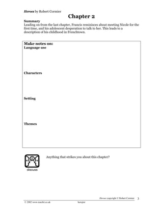 Heroes Revision Booklet