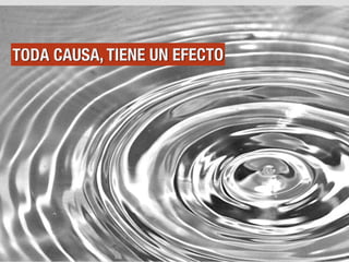 TODA CAUSA, TIENE UN EFECTO
 