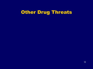 Other Drug Threats
10
 