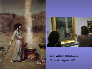 John William Waterhouse. El círculo mágico, 1886. 