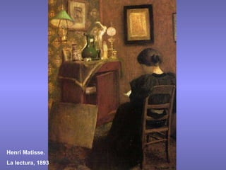 Henri Matisse. La lectura, 1893 