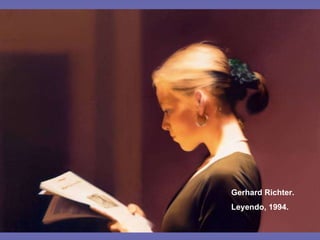 Gerhard Richter. Leyendo, 1994. 