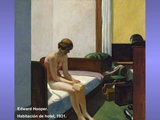 Edward Hooper. Habitación de hotel, 1931. 