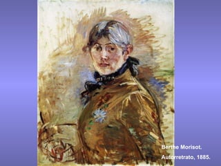 Berthe Morisot. Autorretrato, 1885. 