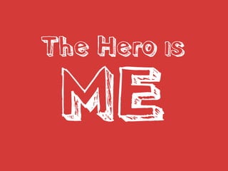 The Hero is

 ME
 