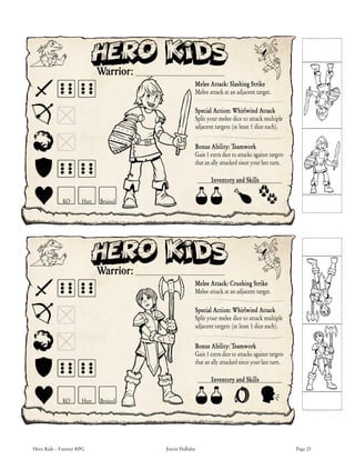 Hero Kids – Fantasy RPG Justin Halliday Page 23
 