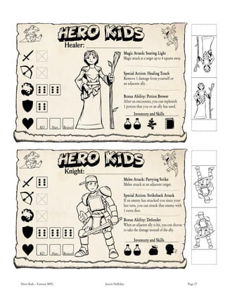 Hero Kids – Fantasy RPG Justin Halliday Page 27
 