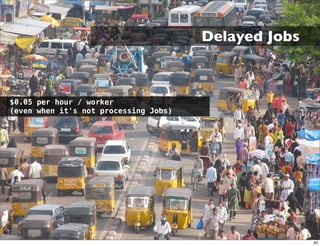 Delayed Jobs



$0.05 per hour / worker
(even when it's not processing Jobs)




                                                      43
 