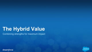 The Hybrid Value
Combining strengths for maximum impact
 