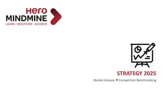 STRATEGY 2025
Market Analysis + Competition Benchmarking
 