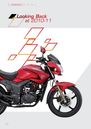 Hero MotoCorp Ltd.   ANNUAL REPORT 2010-11




             Looking Back
                at 2010-11




10
 