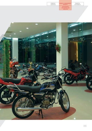 COMPANY    BOARD & MANAGEMENT    FINANCIAL
OVERVIEW         REPORTS        STATEMENTS
               MANAGEMENT
              DISCUSSION AND
                 ANALYSIS




                                             45
 