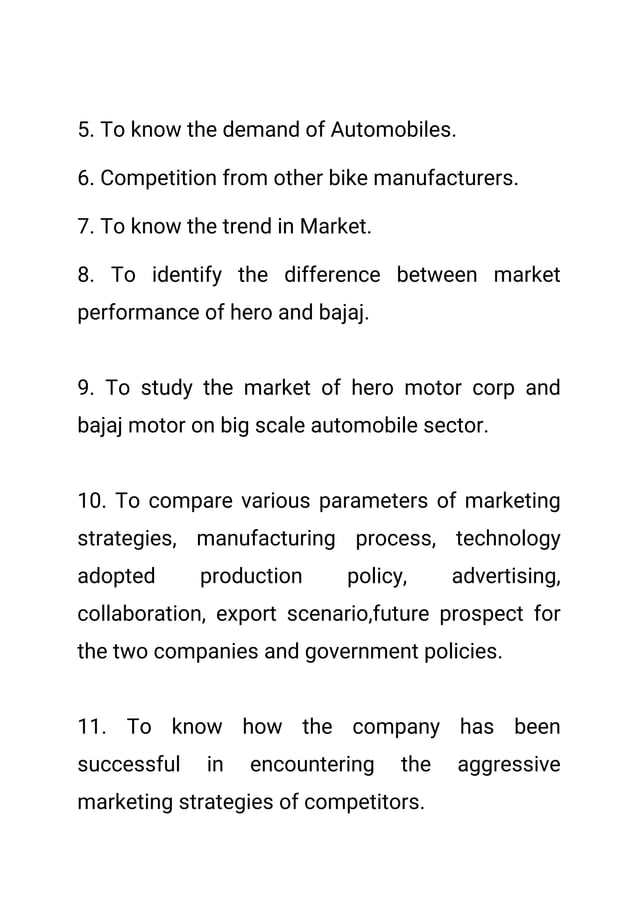 research report on hero motocorp marketing strategy