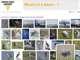 24
What’s in a Name - I
 