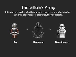 The Hero's Journey (For movie fans, Lego fans, and presenters!)
