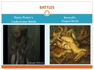 Harry Potter's
Underwater Battle
Beowulf’s
Dragon Battle
BATTLES
 
