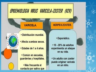 EPIDEMIOLOGIA VIRUS VARICELA-ZOSTER (VZV)

 