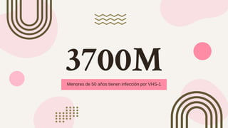 Menores de 50 años tienen infección por VHS-1
 