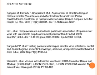 Herpes simplex virus, classification, clinical findings, oral