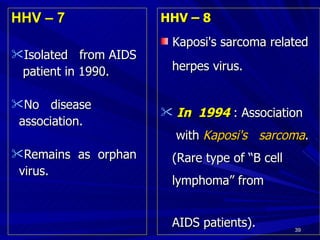 Herpes viruses 