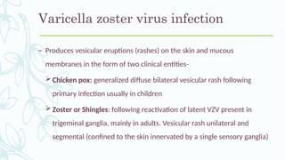 Diffuse Zoster herpes viruses.pptx for medical students | PPTX